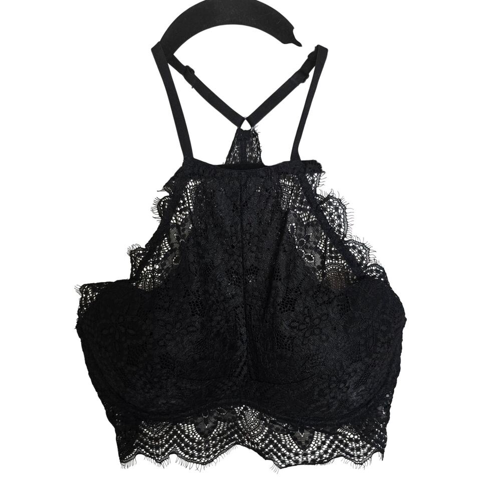 Pink Victoria's Secret Push Up Lace Bra Size Medium (A-C)